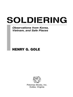 cover image of Soldiering